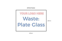 Custom Logo 5mm Foamex Sign A3 Waste Plate Glass*