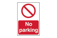 Signage No Parking Rigid 200 x 300mm*