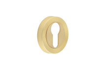 Escutcheon Euro Profile To Suit Bari Lever Satin Brass