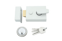 Nightlatch Standard White 60mm*