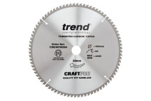 Trend CSB/AP30584 Craft Saw Blade Alu/Plastic 305 x 84T x 30mm Bore*