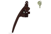 Window Handle Titon Select Cockspur Brown LH*