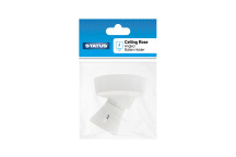 Angled Batten Lamp Holder 2.52\" White*