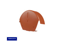 Roofing Universal Verge Centre Cap Round Terracotta*