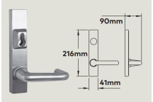 Dorma 9000 Series Zt Lockable Lever Trim Sss*