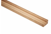 Moulding Dark Hardwood Fire Check Bead 22mm x 26mm x 2.4m*