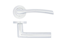 Door Handle Andorra Round Rose Lever CP*