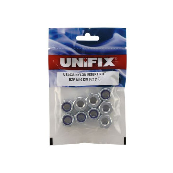 Pre Pack Nylon Insert Nut Bzp M8 (20)