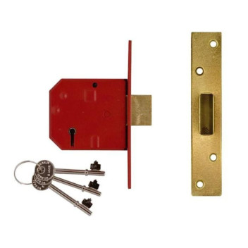 Union 2134E BS 5 Lever Deadlock SC 67mm*