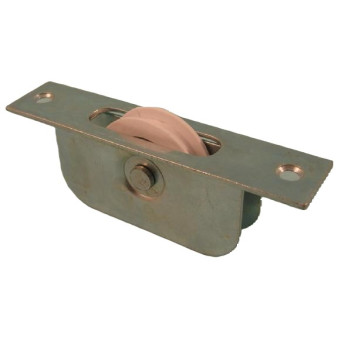 Sash Window Nylon Pulley Wheel Square CP