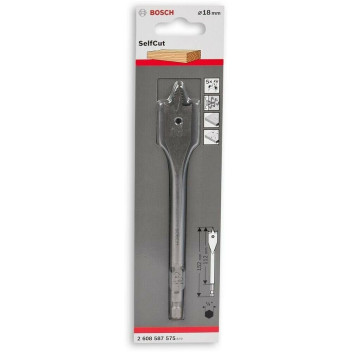 Bosch Self Cut Flat Bit 18mm x 152mm*