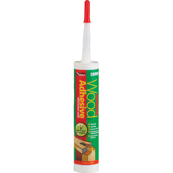 Everbuild Adhesive Polyurethane 5 Min Wood 310ml*