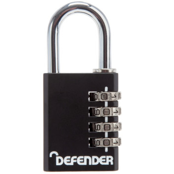 Padlock Combination Diecast Black 40mm*