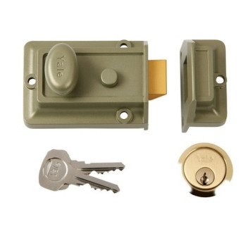 Yale 77 Traditional Nightlatch PB 60mm*