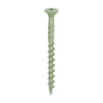 Decking Screw Pozi / Square Head Green 4.5 x 50mm (200)*