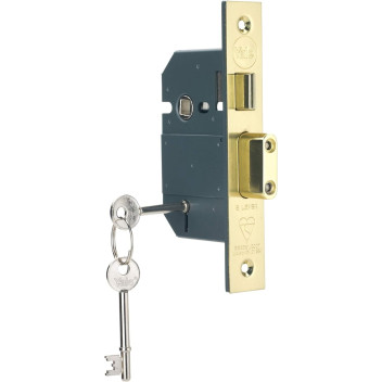 Yale Sashlock 5 Lever BS PB 64mm*