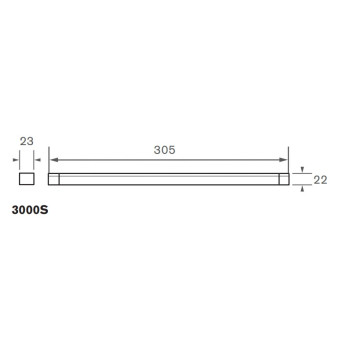 Window Trickle Vents Set White 300mm*