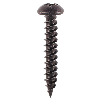 Pre Pack Woodscrew Black Round Head 6 x 1 (20)