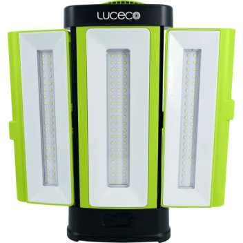 Luceco Rechargeable Open Area Tripanel Work Light 4000 Lumens 50w*