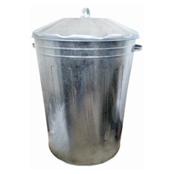 Galvanised Bin Large*