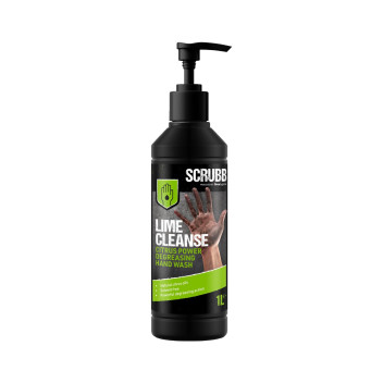 Scrubb Lime Cleanse Degreasing Hand Wash C/W Pump Top 1L*