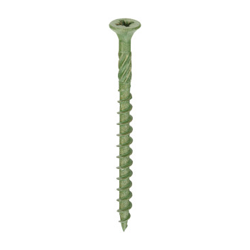 Decking Screw Pozi / Square Head Green 4.5 x 60mm (1000)*