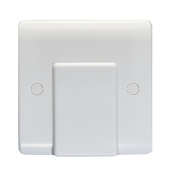 Unswitched Flex Outlet Plate 20a White*