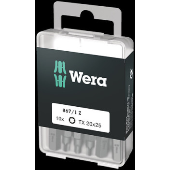 Wera Bit-Box Screwdriver Bits Tough TX30 10 Pack*