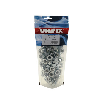 Pre Pack Hex Nut Bzp M12 (90)