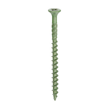 Decking Screw Pozi / Square Head Green 4.5 x 60mm (200)*