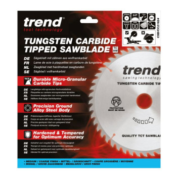 Trend CSB/CC21624 Craft Saw Blade Cross Cut 216 x 24T x 30mm Bore*