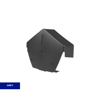 Roofing Universal Verge Centre Cap Angled Grey*