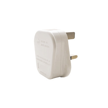 Plug 3 Pin Fused 13A White*