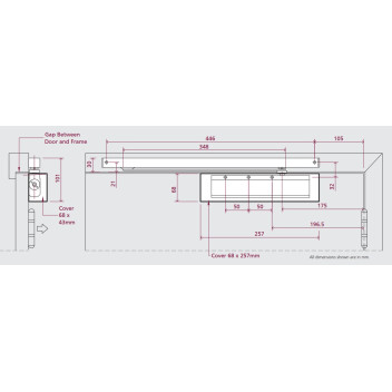 Door Closer Size 2-5 TS11205 Cam Action Uni Fit SNP*