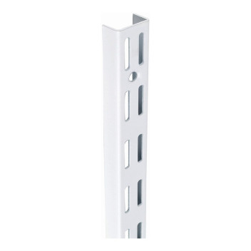 Upright Twin Slot White 2060mm*