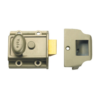 Yale 706 Traditional Nightlatch Narrow Style PB 40mm