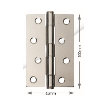 Hinge Button Tip Butt CP 100 x 65 x 2mm (2)*