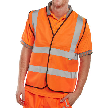 Hi Viz Vest Orange Medium*