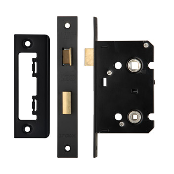 Bathroom Lock Black 64mm*