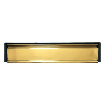 Sleeved Letterplate 40/80 Gold 300 x 65mm*