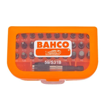 ZZ- Bahco Screwdriver Bit Set & Magnetic Holder 31pc*