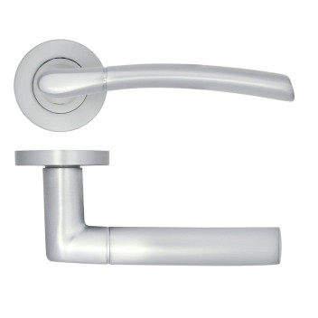 Door Handle Andorra Round Rose Lever SC*