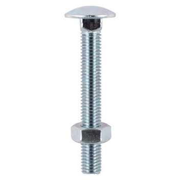 Cup Square Bolt Zinc Plated M6 x 70mm