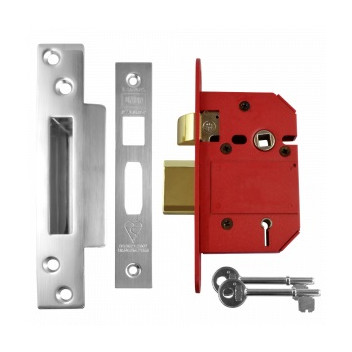 Union 2100S 5 Lever BS Strongbolt Deadlock SC 68mm*