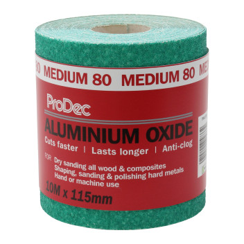 Sandpaper 10m Roll 80 Grit*