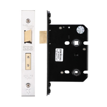 Bathroom Lock Architectural SS 76mm*