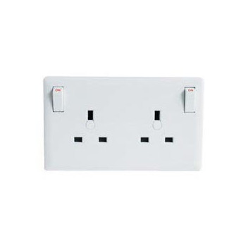 Socket Convector 13amp 1gang to 2 gang*