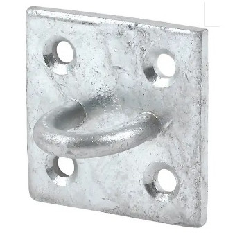 Plate With Staple Galvanised*