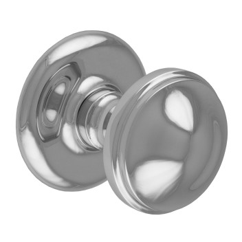 Door Round Centre Knob CP 81mm*