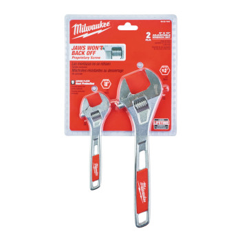 Milwaukee Adjustable Wrench Set 200mm 8\" & 250mm 10\"*